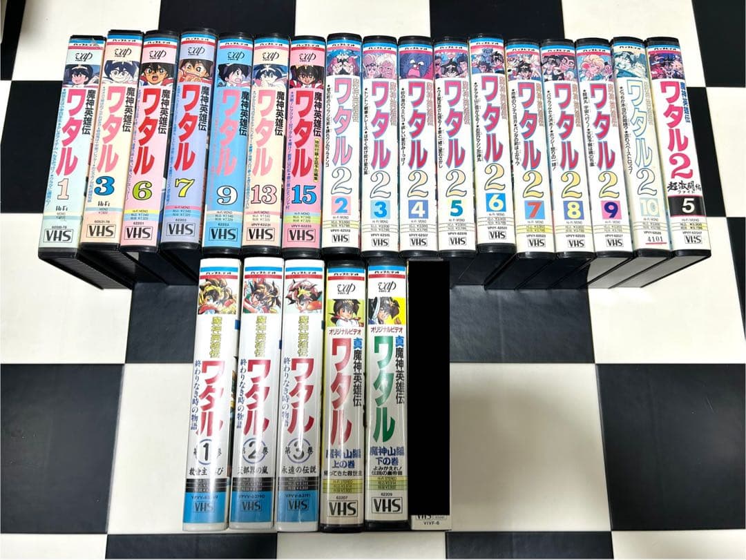 魔神英雄伝ワタル　VHS ビデオ　まとめ売り　22本整体状态不佳