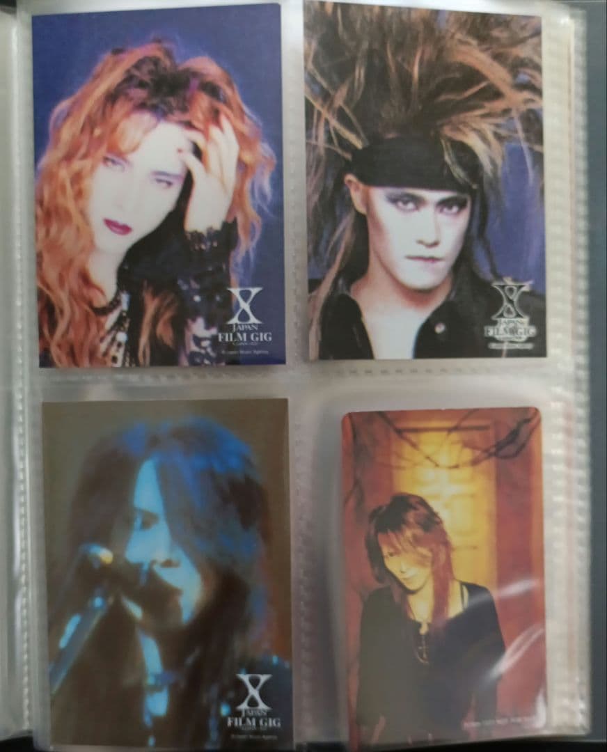 X JAPAN フォトカード 4枚セット