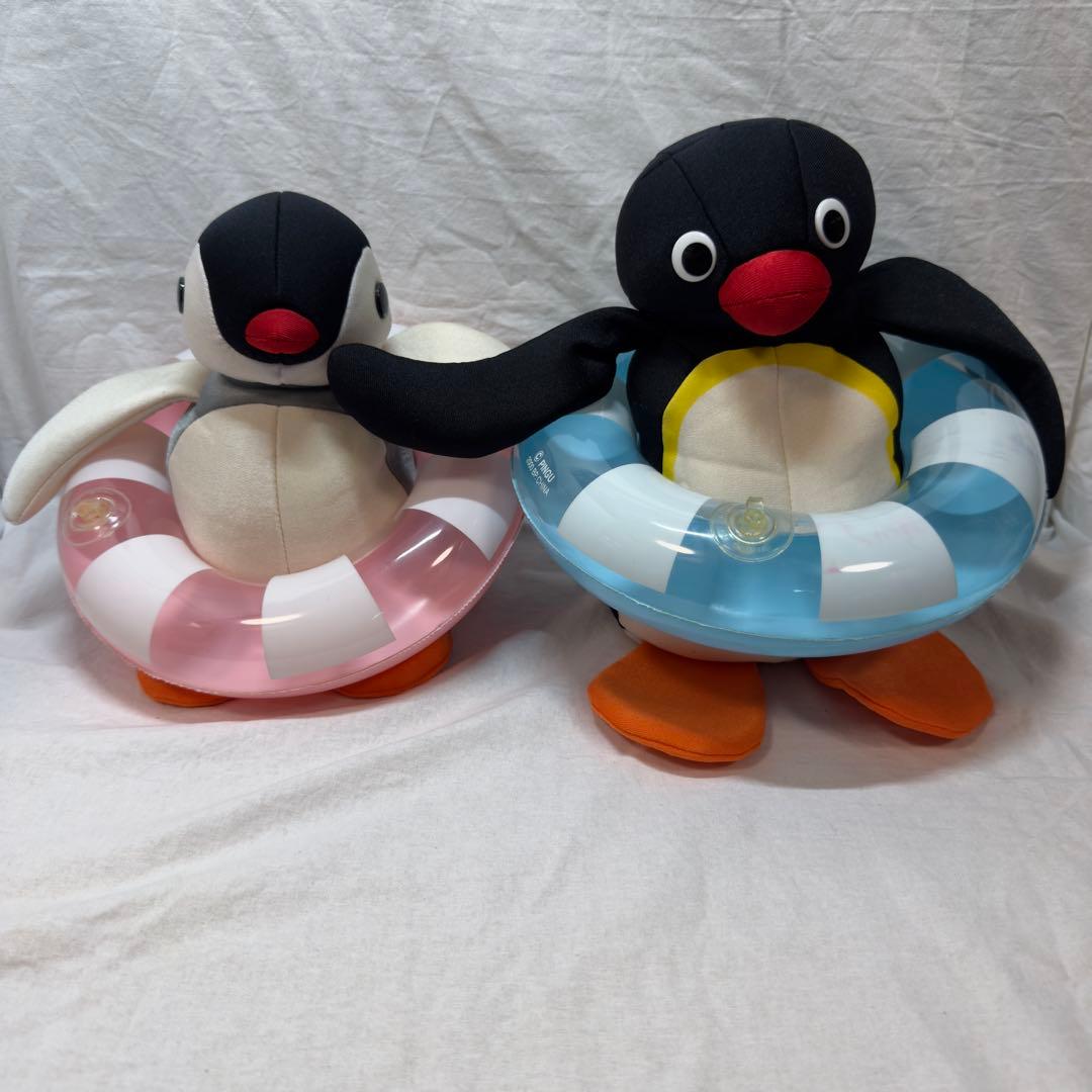 チャプチャプピングー ぬいぐるみ 2種セット 浮き輪有损伤或污渍