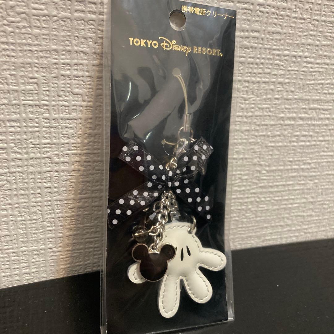 ディズニー　ミッキーの手　クリーナーストラップ