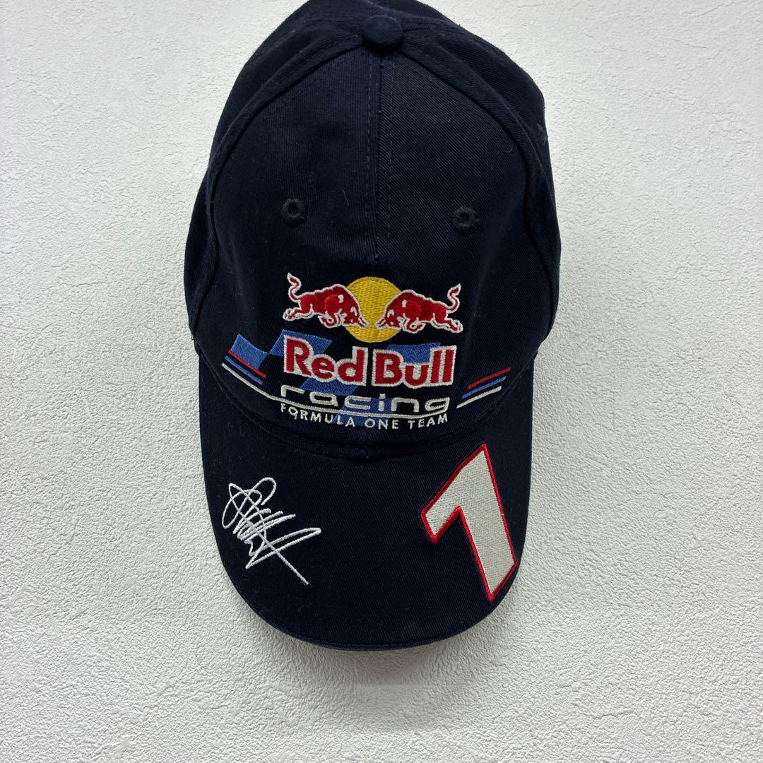 Red Bull Racing セバスチャン　ベッテル　キャップ ネイビー有些许损伤或污渍