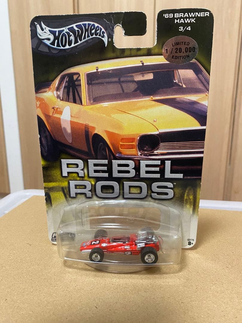 ホットウィール　ho t wheels 69 brawner hawk ミニカー
