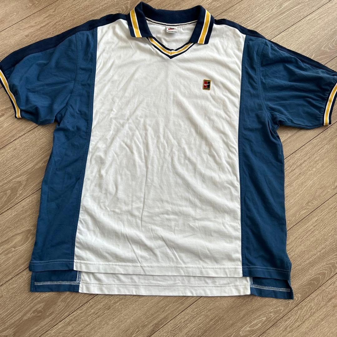 ナイキ　NIKE ポロシャツ ホワイト/ネイビー