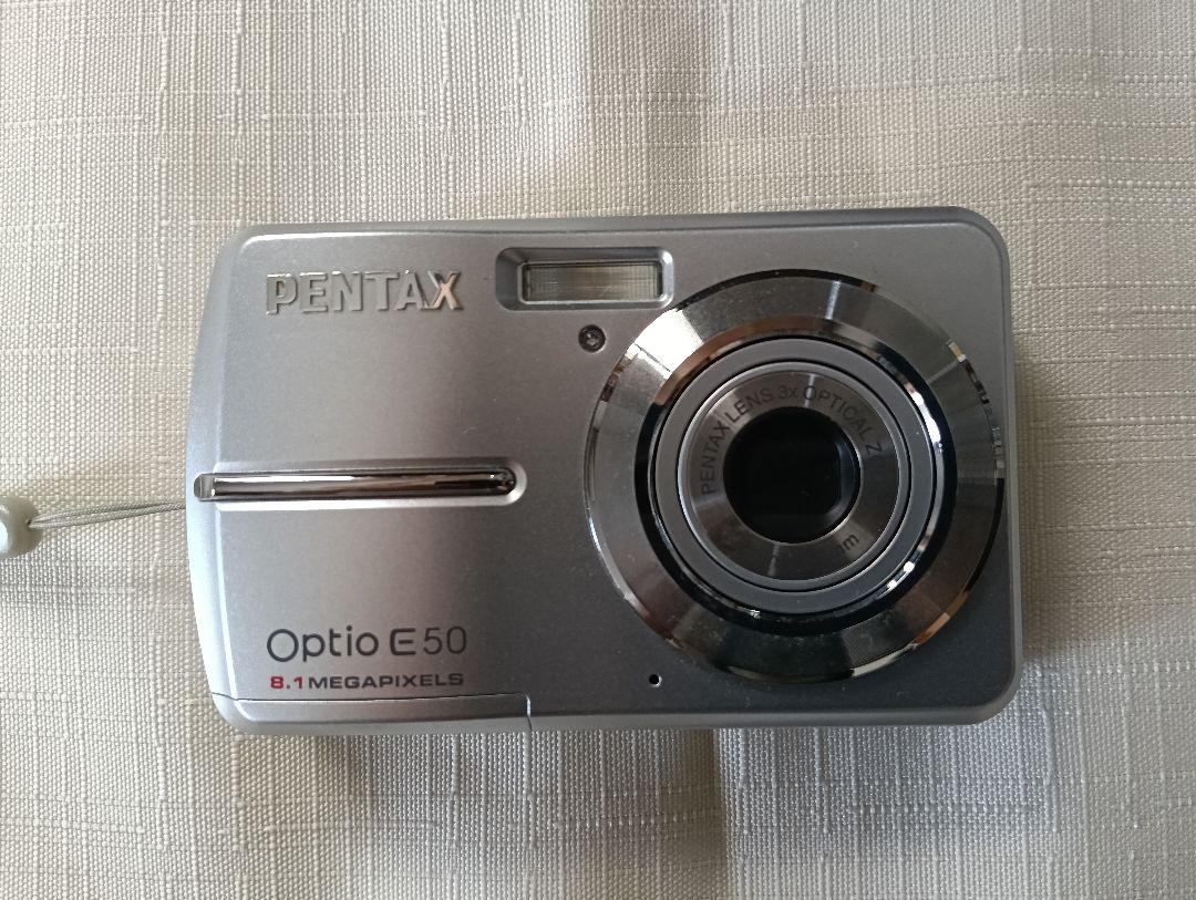 PENTAX Optio E50 8.1メガピクセル デジタルカメラ ジャンク