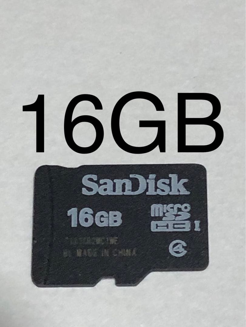 マイクロSDカード 16GB sandisk サンディスク 動作確認済 f