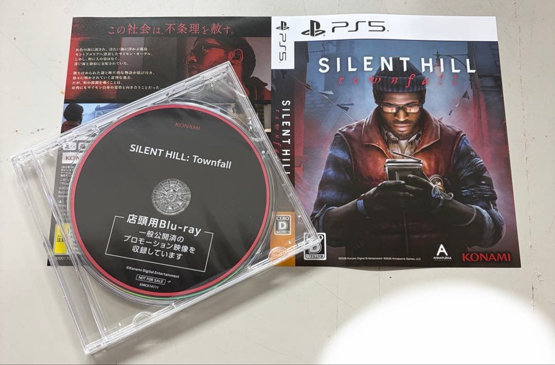 【新品未開封】サイレントヒル タウンフォール 店頭用Blu-ray ジャケット未使用