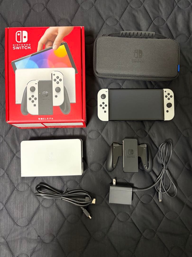 ニンテンドーSwitch（有機ELモデル）+256GB MicroSDNintendo Switch;没有明显的损伤或污渍