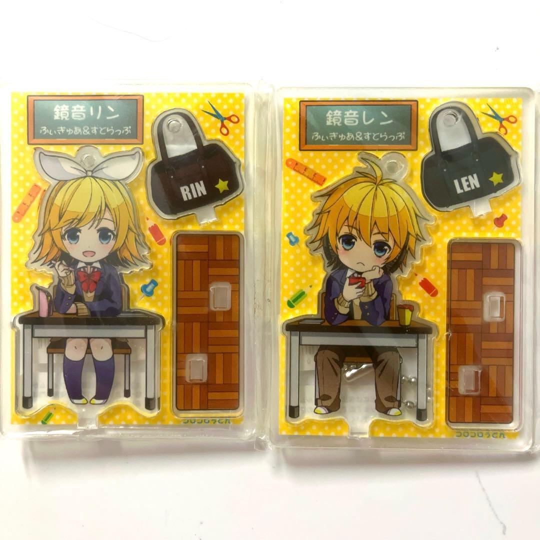 鏡音リン 鏡音レン コロコロうどん アクリルフィギュア ボカロ