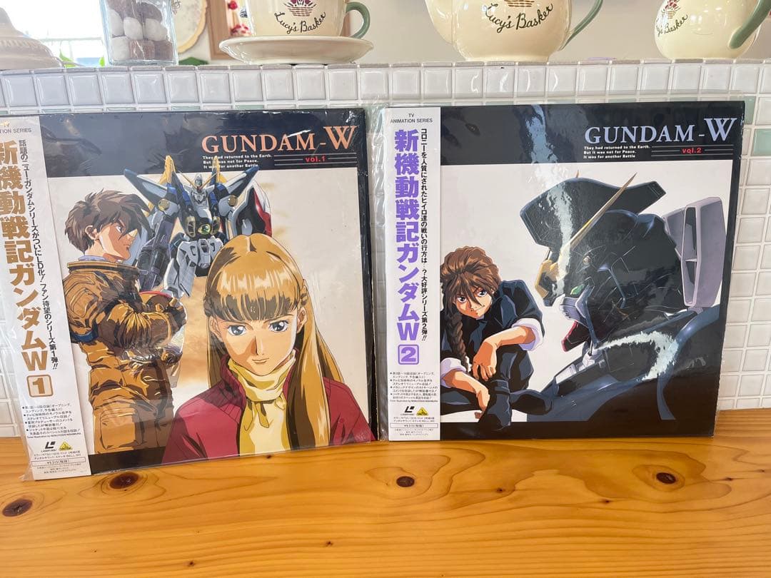 新機動戦記ガンダムW レーザーディスク vol.1 & vol.2 セット