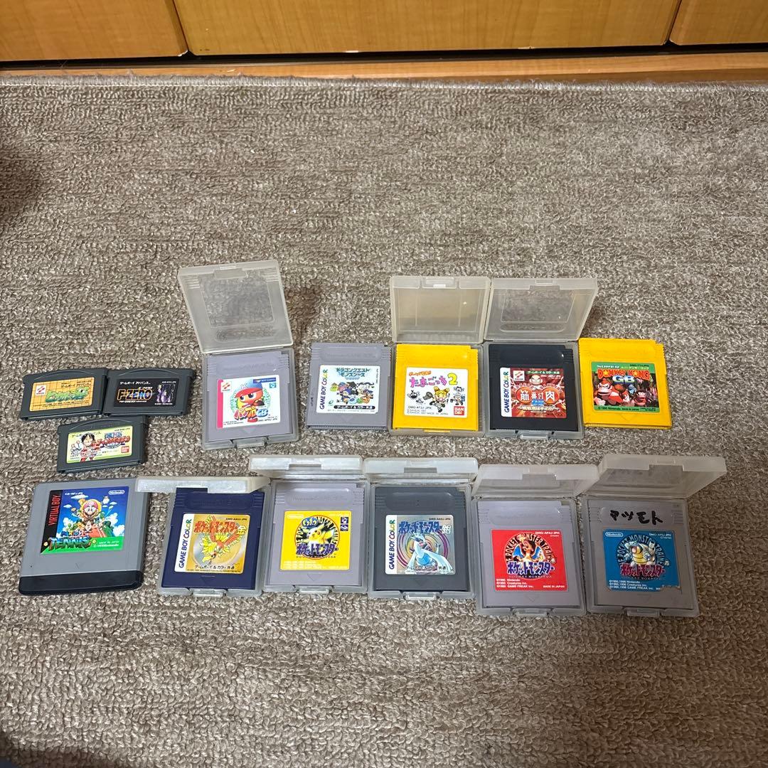 おまけ付き　ゲームボーイカセット10本セット、アドバンス3本セットGAMEBOY;有些许损伤或污渍