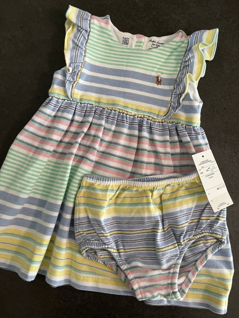 Ralph Lauren ベビー ワンピース ブルマ セット 85cmRalph Lauren;未使用
