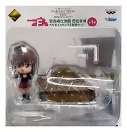 黒森峰女学園 西住まほ 「一番くじプレミアム ガールズ＆パンツァー劇場版 ～戦車道は乙女のたしなみです!～」 F賞 ちびきゅんキャラ＆戦車セット