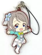 渡辺曜 Awaken the power ver. ラバーストラップ きゅんキャラいらすとれーしょんず 「一番くじ ラブライブ!サンシャイン!!-6th-」 N賞