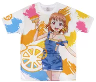 高海千歌 ペイントTシャツ ホワイト フリーサイズ 「ラブライブ!サンシャイン!! キャラポップフェス」