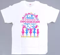 集合 Tシャツ ホワイト ウルトラサイズ 「EXPO 2025 大阪・関西万博×ラブライブ!シリーズ U-NEXT MUSIC FES LoveLive! Series EXPO 2025 STAGE ～Right now!～」