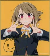 中須かすみ(スペシャルver./ゴールド箔入り) 描き下ろしミニ色紙 「映画 ラブライブ! 虹ヶ咲学園スクールアイドル同好会 完結編 第1章」 2週目入場者プレゼント
