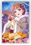 高海千歌(スクフェスACバースデースキルカード2020) スクエア缶バッジ 「ラブライブ!サンシャイン!!」 ラブライブ!シリーズ×アトレ秋葉原 ミニゲーム Aqoursへの誕生日Present B賞