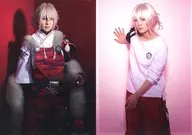 熊谷魁人(泛塵) 特製ミニフォトカードAセット(2枚組) 「DMMスクラッチ! 舞台『刀剣乱舞』天伝 蒼空の兵 -大坂冬の陣-＆无伝 夕紅の士 -大坂夏の陣-」 ダブルチャンス賞 前半 W-14賞