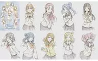 Aqours ポストカード10枚セット 「ラブライブ!サンシャイン!! 5周年展示会 -Pieces of Aqours-」