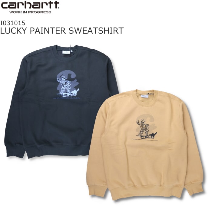 【 SALE 返品交換不可 】 CARHARTT WIP カーハート LUCKY PAINTER SWEATSHIRT ラッキー ペインター スウェット シャツ