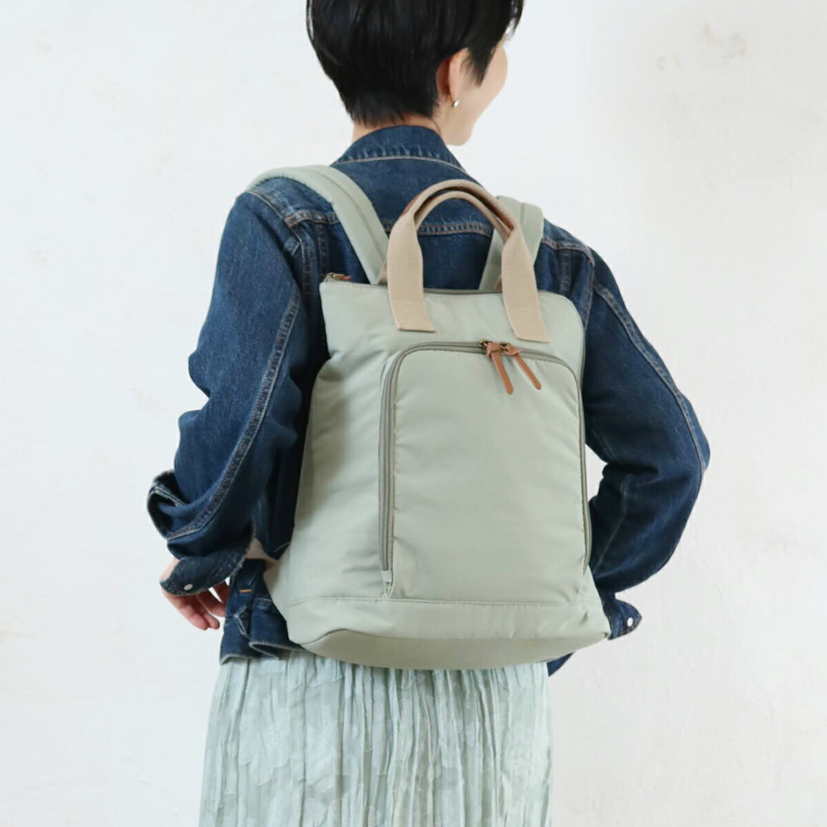 e.e.p.はっ水ナチュポケリュック BAG バッグ レディース メンズ 男女兼用 ユニセックス プレゼント おしゃれ お洒落 トレンド 映え バッグ ブラック ベージュ シルバーグレー 秋 冬 25aw AW メール便不可