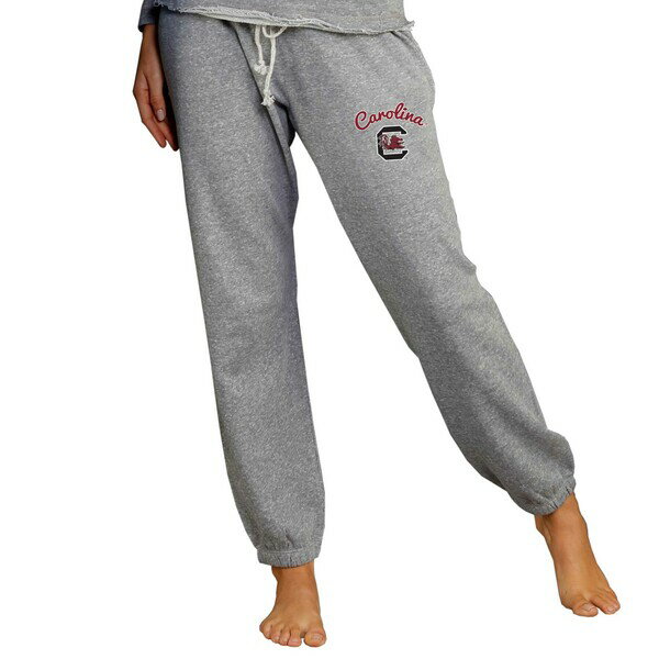 コンセプトスポーツ レディース カジュアルパンツ ボトムス South Carolina Gamecocks Concepts Sport Women's Mainstream Knit Jogger Pants Gray