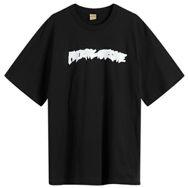 ファッキンオーサム メンズ Tシャツ トップス Fucking Awesome Ink Trap Stamp Logo T-Shirt Black