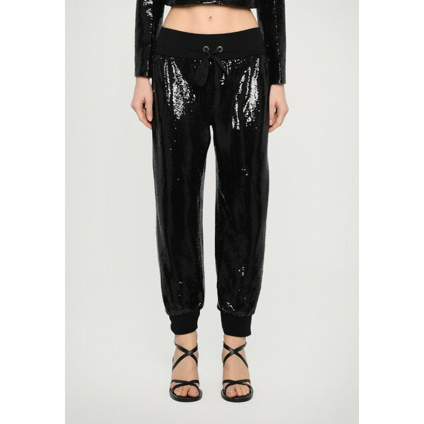 サンクアセプト レディース カジュアルパンツ ボトムス SEQUIN GILES PANT - Trousers - black