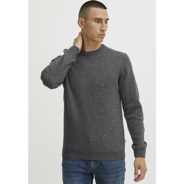 カジュアルフライデイ メンズ ニット&セーター アウター CFKARL CREW NECK BOUNTY KNIT - Jumper - pewter mix