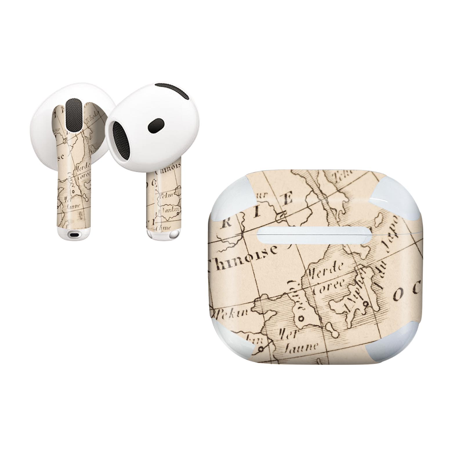 AirPods4 用 オシャレに着飾るデザインステッカー