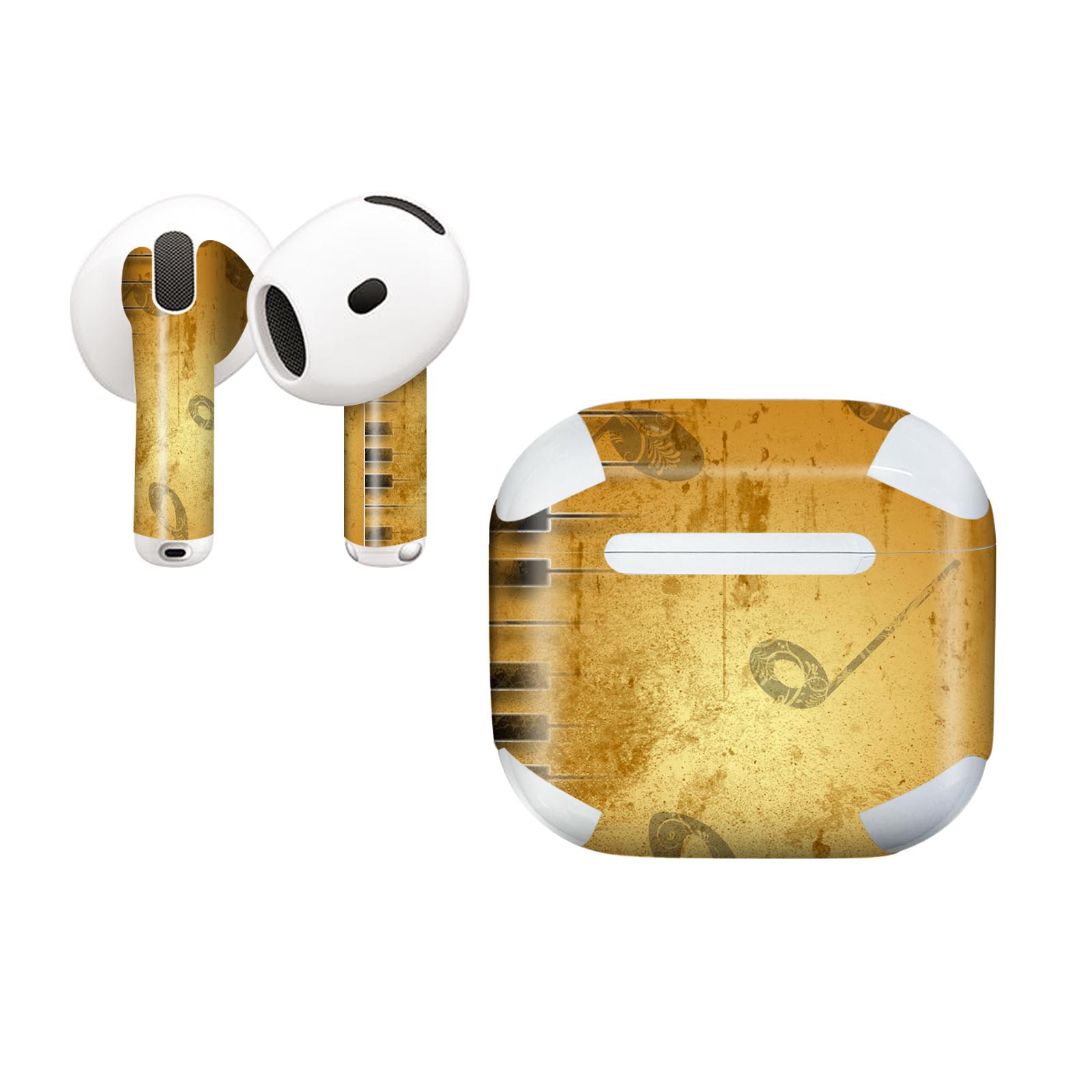 AirPods4 用 オシャレに着飾るデザインステッカー