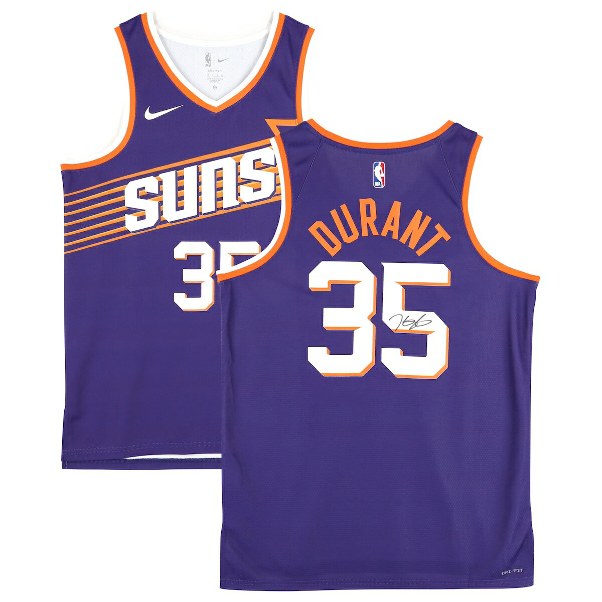 【公式シリアル番号付き】NBA サンズ ケビン・デュラント 直筆サイン ユニフォーム Fanatics（ファナティクス） (AUT BK JERSEY 45504)