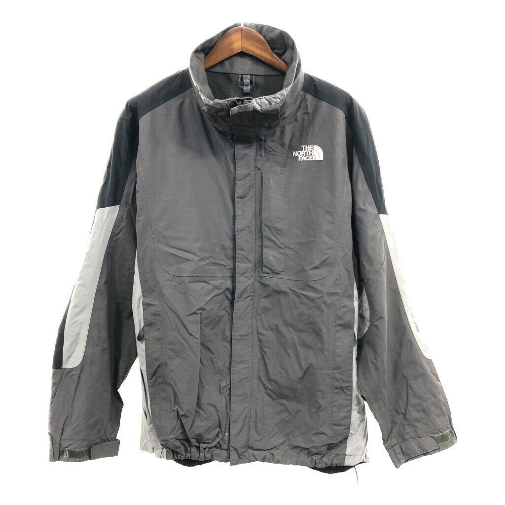 【B品】 THE NORTH FACE ノースフェイス GORE-TEX ゴアテックスジャケット アウトドア グレー (メンズ XL) 中古 古着 Q1074