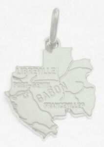 【送料無料】アクセサリー　ネックレス　アルジェントマッシフガボンpendentif en argent massif reprsentant le gabon