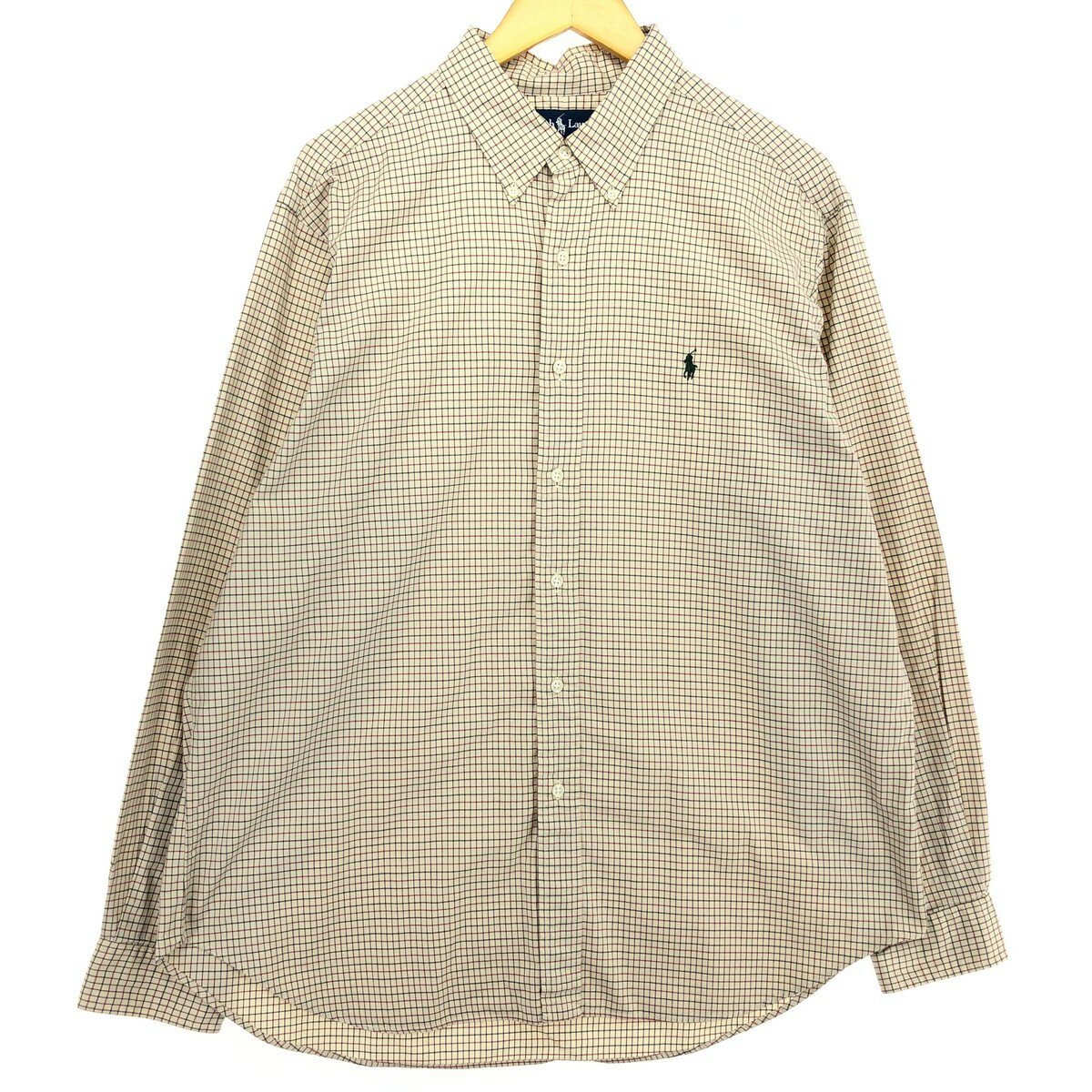 古着 ラルフローレン Ralph Lauren CLASSIC FIT クラシックフィット 長袖 ボタンダウンチェックシャツ メンズXL相当 /eaa466230 【中古】 【240706】 ss2503_30