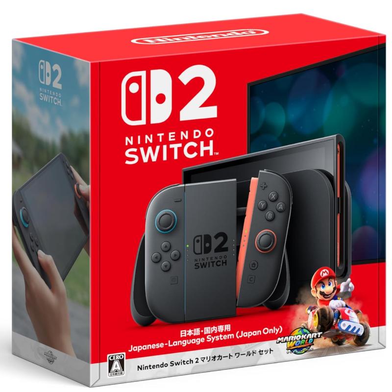 新品未使用 任天堂 Nintendo Switch 2 マリオカート ワールド セット BEE-S-KB6PA 国内版 本体 あす楽　送料無料※外箱少々色落ちや凹みあり