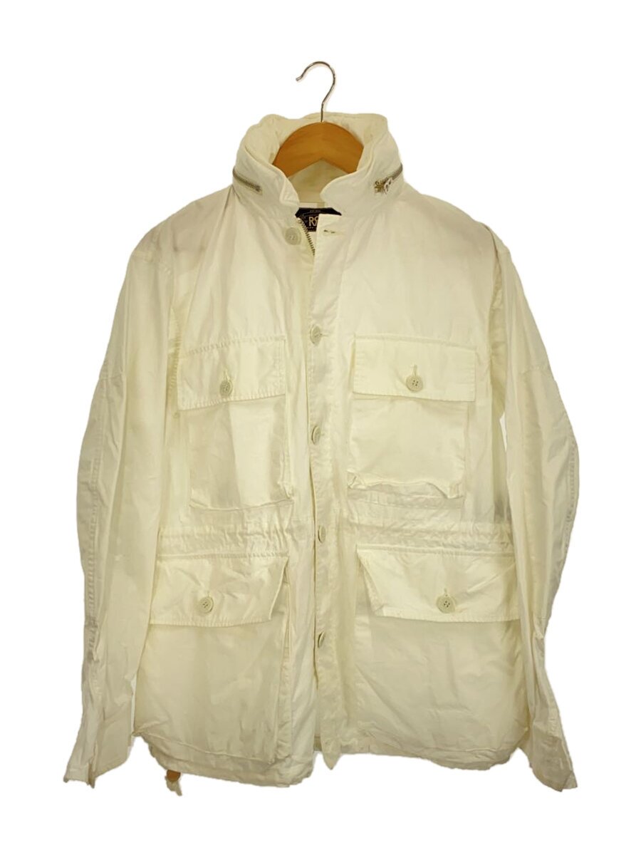 【中古】RRL◆Field Jacket アンカーボタン/M/ホワイト/シミ汚れ有//【メンズウェア】