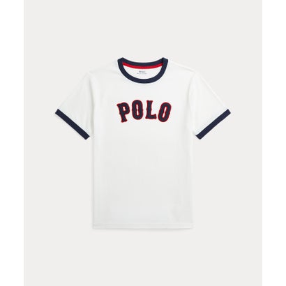 ポロ ラルフ ローレン POLO RALPH LAUREN (ボーイズ 8才〜20才)ベースボールロゴ コットン ジャージー Tシャツ （100ホワイト）