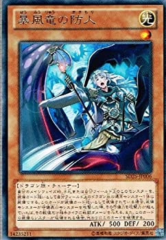 【未使用】【中古】 【 遊戯王】 暴風竜の防人 レア 青眼龍轟臨 sd25-jp006