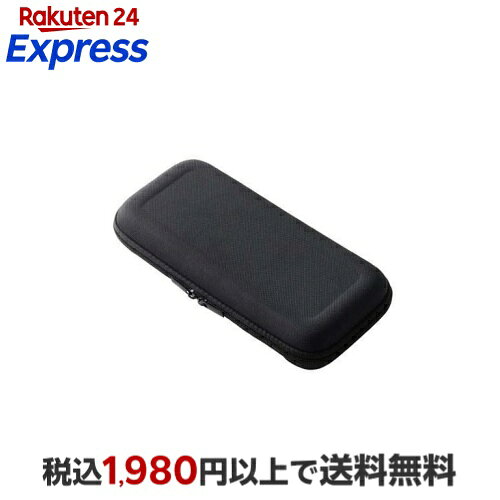 エレコム Nintendo Switch2 セミハードポーチ 耐衝撃 ブラック GM-NS225EVSBK 1個 ゲーム機アクセサリー