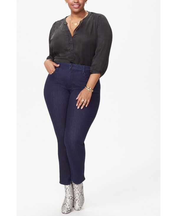 【送料無料】 エヌワイディージェイ レディース デニムパンツ ジーンズ ボトムス Plus Size Sheri Slim Leg Jeans Rinse