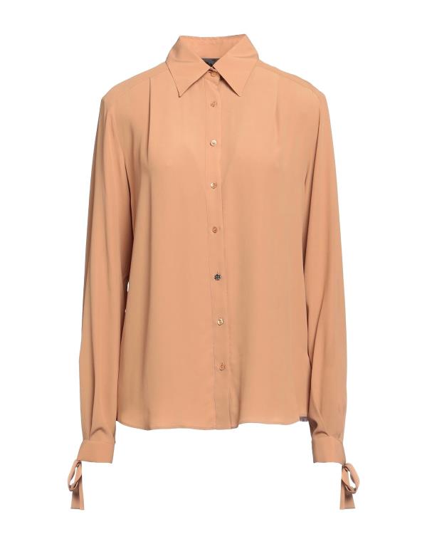 【送料無料】 フィリッププレイン レディース シャツ トップス Solid color shirts & blouses Camel