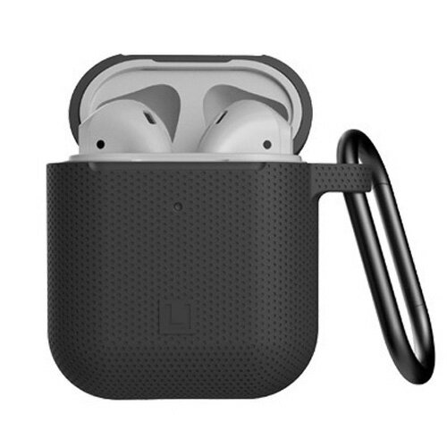 URBAN ARMOR GEAR社製 U by UAG Apple AirPods用 [U] SILICONE CASE ブラック UAG-UAPS-BK 日本正規代理店品