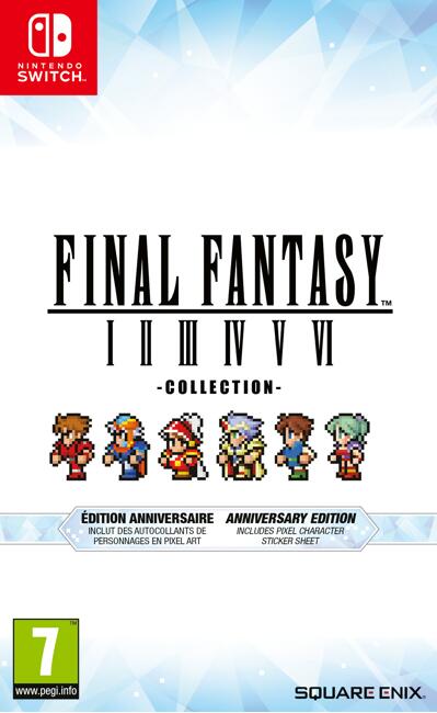 ニンテンドー スイッチ ファイナルファンタジー ピクセルリマスター コレクション Final Fantasy I-VI Pixel Remaster Collection 日本語対応 (EU輸入版) - Switch パッケージ版