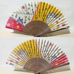 となりのトトロ　扇子　ハイカラ花紋