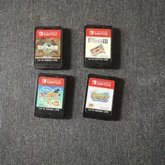 ニンテンドーSwitchカセット4点セット