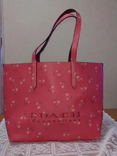 ★未使用★コーチ COACH　 トートバッグ 　 花　可愛い