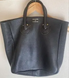 YOUNG & OLSEN トートバッグ ブラック　レザー　本革