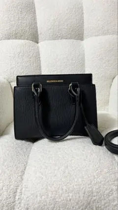 BELLEBORG & MOXIU ブラック ハンドバッグ