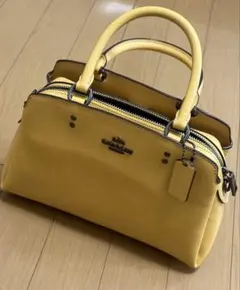 COACH 2way ショルダーバッグ イエロー